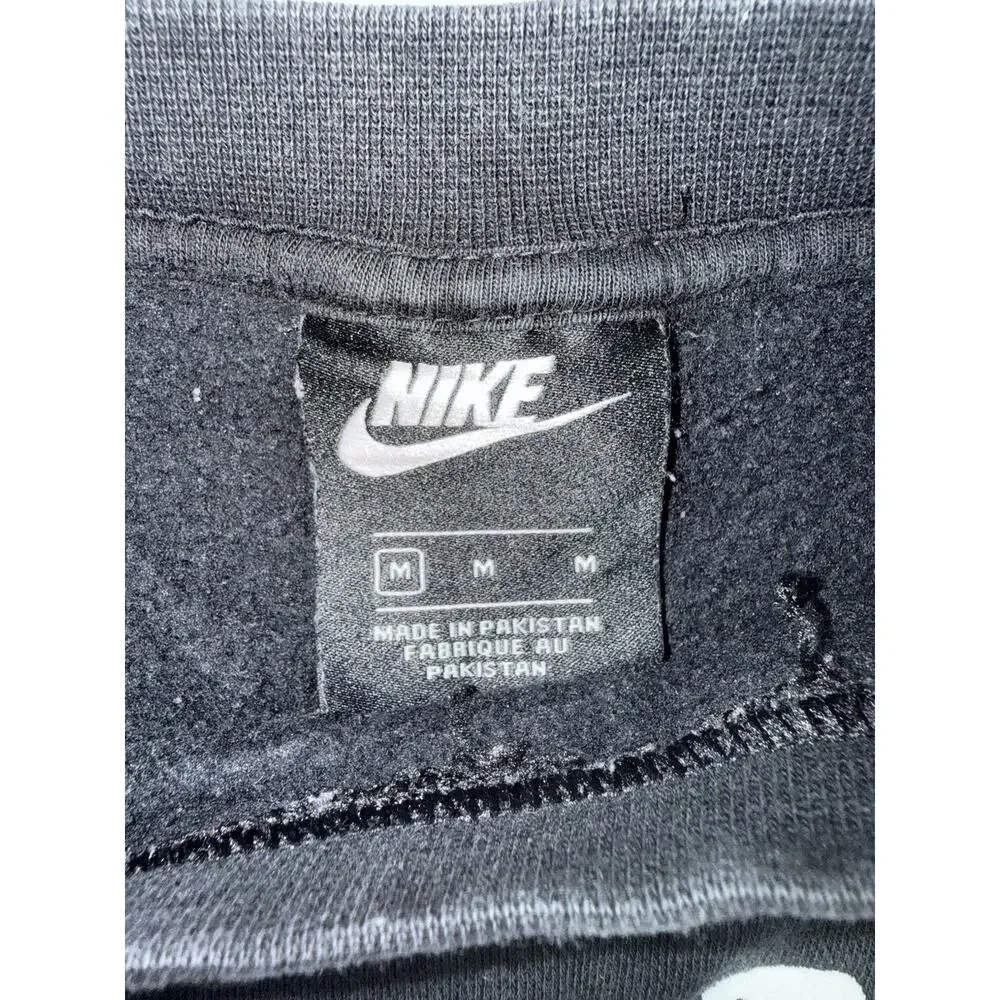 Nike NSW Women’s Spellout Black Pink Gray Long Sleeve Sweater Sweatshirt Small